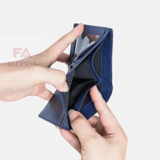 [Mã BMLT35 giảm đến 35K đơn 99K] Ví da bò thật FA DO DA VN027 dập vân saffiano theo phong cách hiện đại