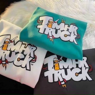 Áo sweater thun nỉ in logo TRUCK from dưới 75kg