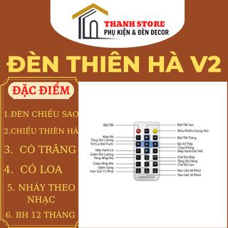 Đèn chiếu thiên sao thiên hà V2  Galaxy kết hợp loa Bluetooth, Dùng cho sự kiện Phòng ngủ Phòng bay , đèn san khấu