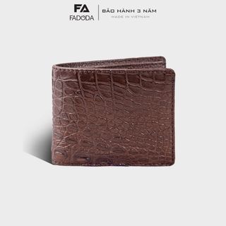 [Mã BMLT35 giảm đến 35K đơn 99K] Ví nam da cá sấu thật FADODA SP-FCW03B nhiều màu