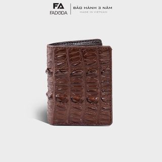 [Mã BMLT35 giảm đến 35K đơn 99K] Ví nam da cá sấu thật FADODA SP-FCW01D vùng da đuôi cá sấu