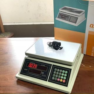 Cân Điện Tử Tính Tiền QUA 832 2 mặt - 30kg/5 gram Chống Nước 100% Loại Cao Cấp – Cân siêu thị bảo hành 12 tháng