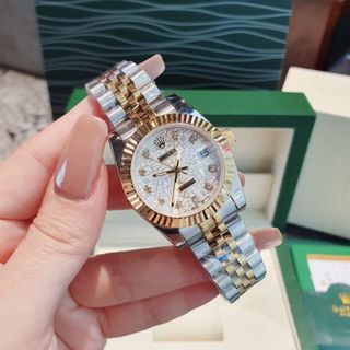 ĐỒNG HỒ ROLLEX COUPLE NIỀNG TRƠN HOT CAO CẤP