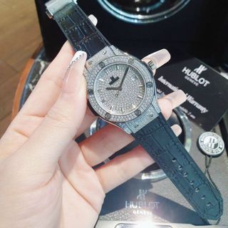ĐỒNG HỒ HUBLOT COUPLE FULL ĐÁ SILVER CAO CẤP
