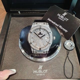 ĐỒNG HỒ HUBLOT COUPLE FULL ĐÁ SILVER CAO CẤP
