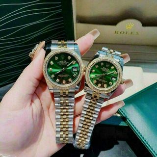 ĐỒNG HỒ ROLLEX CẶP VIỀN ĐÁ HOT CAO CẤP