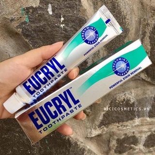 Kem đánh răng tẩy trắng vị bạc hà EucrylFreshmintToothpaste (62g) giá sỉ