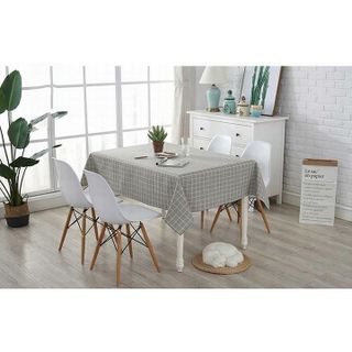 Khăn trải bàn kẻ caro nhựa PVC chống thấm nước 180x137cm - HL035
