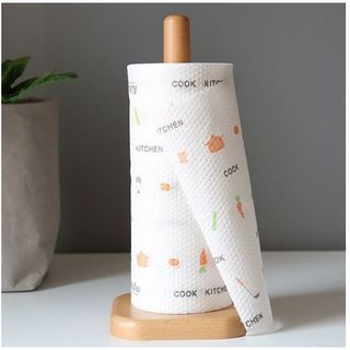 Cây đế giấy gỗ, cọc gỗ để giấy cuộn, cọc gỗ cắm giấy lau đa năng - Cọc gỗ giấy cuộn giá sỉ