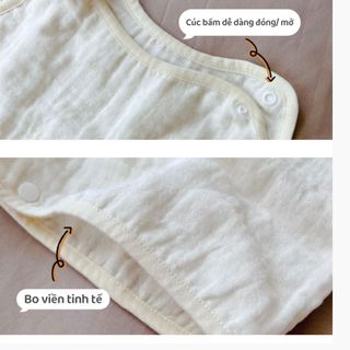 Túi vải xô Muslin phong cách Hàn cho bé