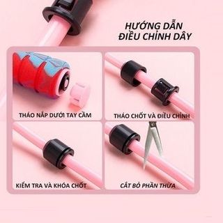 Dây nhảy không dây bóng to, Dây nhảy không dây có điều chỉnh, Dây nhảy quả bóng hỗ trợ luyện tập thể dục thể thao tại nhà