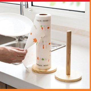 Cuộn giấy lau nhà bếp đa năng, khăn lau bếp, lau tay có thể giặt cuộn 20cm và 25cm in họa tiết