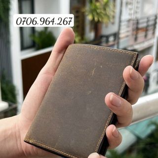 Ví da sáp sơn cạnh