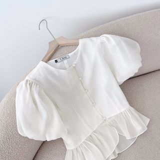 Áo kiểu peplum sang trọng thanh lịch có size XS Bigsize A04 - Calyn