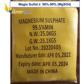Magie sulfat – MgSO4 (98% - 99% min) giá sỉ