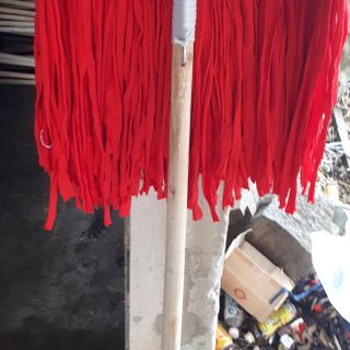 Cây lau nhà vải mùng cán gỗ