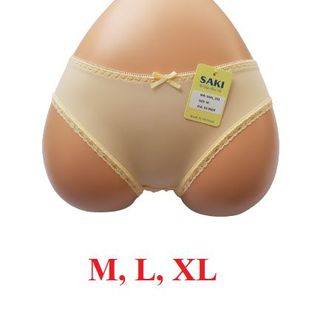 QUẦN LÓT SAKI THUN LẠNH CAO CẤP PHỐI REN VIỀN - SAKI 333