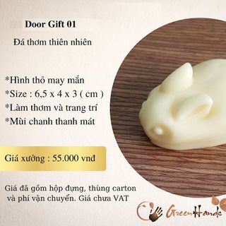 QUÀ TẶNG NHÀ HÀNG - ĐÁ THƠM HÌNH THỎ - GIA CÔNG QUÀ TẶNG GREENHANDS