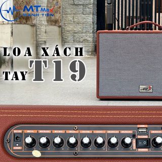 Loa kéo xác tay T19 l Loa kéo xách tay bass 25 âm siêu trầm