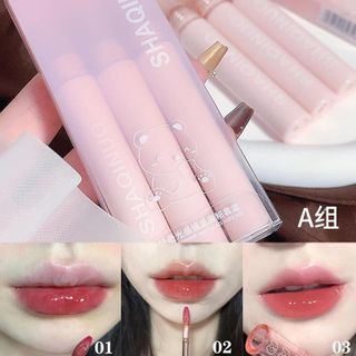 Set 3 Son Gấu Hồng SHAQINUO