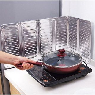 Tấm chắn dầu mỡ làm từ hợp kim nhôm cao cấp, tấm chắn dầu bắn an toàn cho người sử dụng
