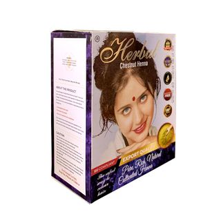 Thuốc nhuộm tóc thảo dược Ấn Độ màu hạt dẻ Herbul Chestnut Henna
