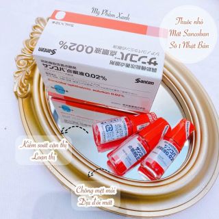 Thuốc nhỏ mắt Sancoba CHỮA CẬN THỊ và CHỐNG CẬN THỊ XÁCH TAY NHẬT BẢN.