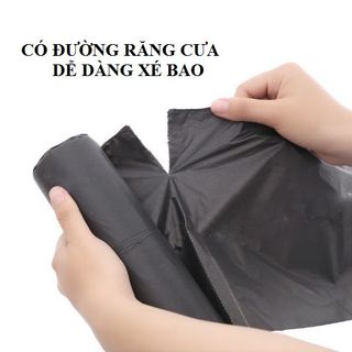 Combo 3 cuộn túi rác đen, túi rác không quai, túi rác EIG - Bao rác giá sỉ