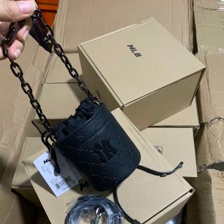 Túi xách MLB rút tròn sz15 ( full box)