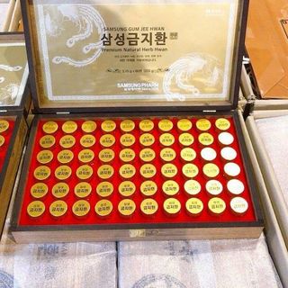 An Cung Ngưu Hoàng Hoàn Hàn Quốc Hộp Gỗ 60 Viên giá sỉ