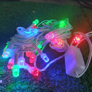 Dây đèn LED đa sắc dài 6M bóng lục giác trang trí tết đẹp tươi 7 màu