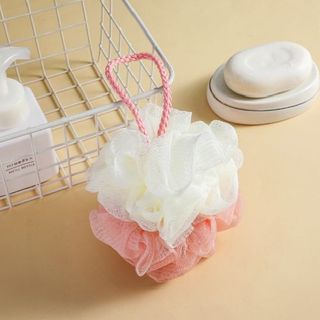 Bông Tắm Tròn Cao Cấp 2 Màu - Siêu Tạo Bọt Kì Cọ Tẩy Da Chết - bông tắm giá sỉ
