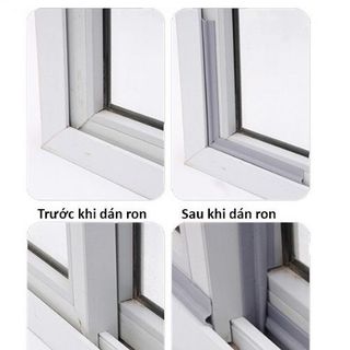 Cuộn RON CHẶN KHE CỬA ĐA NĂNG CHỐNG GIÓ LÙA, NGĂN CÔN TRÙNG, GIẢM TIẾNG ỒN, KHÓI BỤI, GIỮ NHIỆT - Ron cửa giá sỉ - 2m , 3m