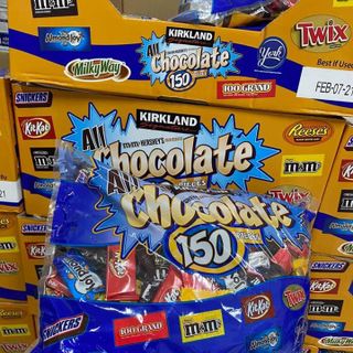 Kẹo Socola tổng hợp All Chocolate 150 Pieces 2.55kg của Mỹ giá sỉ