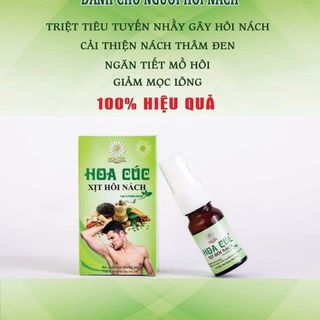 Xịt Hôi Nách Hoa Cúc Chính Hãng 10ml - Triệt Thâm - Ngăn Tiết Mồ Hôi - Hôi Nách Lâu Năm
