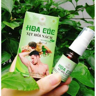 Xịt Hôi Nách Hoa Cúc Chính Hãng 10ml - Triệt Thâm - Ngăn Tiết Mồ Hôi - Hôi Nách Lâu Năm