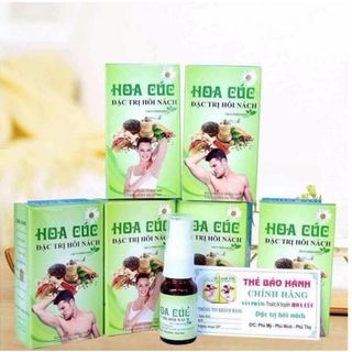 Xịt Hôi Nách Hoa Cúc Chính Hãng 10ml - Triệt Thâm - Ngăn Tiết Mồ Hôi - Hôi Nách Lâu Năm