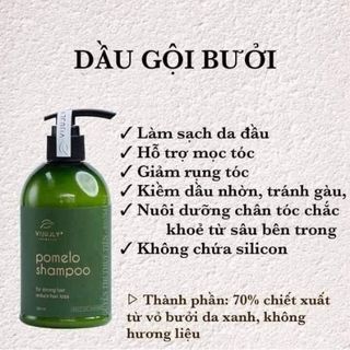 Dầu gội bưởi ngăn rụng tóc 100% ViJully 300ml