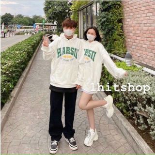 Áo hoodie thun nỉ logo harsii form dưới 70kg giá sỉ