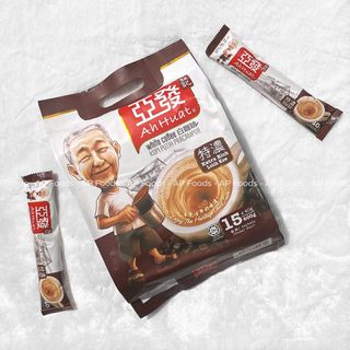 Cà phê trắng ông già hoà tan Malaysia - Đậm cà phê (Ah Huat White Coffee - Extra Rich)