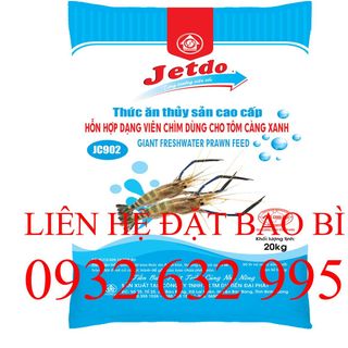 Bao bì đựng thức ăn cho tôm, in bao bì thức ăn cho tôm chất lượng giá rẻ giá sỉ