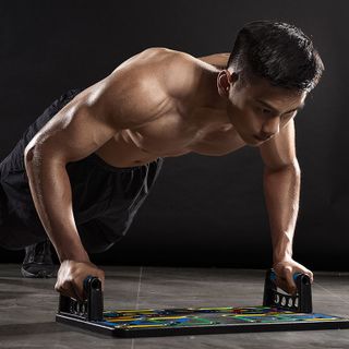 Dụng Cụ Hít Đất Đa Năng, Bộ Dụng Cụ Tập Luyện Hít Đất Chống Đẩy Push Up Tập Gym Thể Dục Tại Nhà Có Vạch Hướng Dẫn