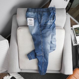 Jogger Jean nam, quần jean dài nam , Chất Cotton 4 chiều size từ 50kg - 88kg