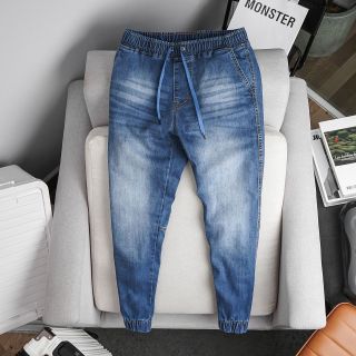 Jogger Jean nam, quần jean dài nam , Chất Cotton 4 chiều size từ 50kg - 88kg