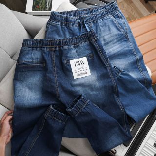 Jogger Jean nam, quần jean dài nam , Chất Cotton 4 chiều size từ 50kg - 88kg