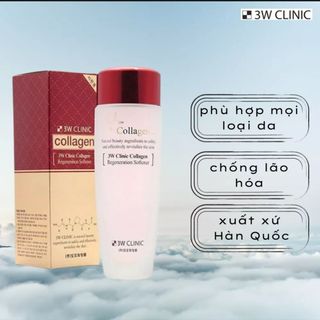 Nước hoa hồng 3W clinic collagen đỏ