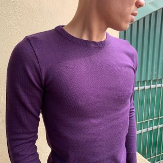 Áo len nam cao cấp cổ tròn len lông cừu màu áo đẹp trontieucuu- Hà Đinh