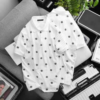 Áo có cổ nam, áo cổ bẻ nam, Chất cotton lỗ kim new, in full công nghệ cao, full tem tag hãng, form slim, thời trang dành cho mọi lứa tuổi size từ 55kg - 90kg