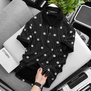 Áo có cổ nam, áo cổ bẻ nam, Chất cotton lỗ kim new, in full công nghệ cao, full tem tag hãng, form slim, thời trang dành cho mọi lứa tuổi size từ 55kg - 90kg