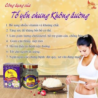 Yến chưng sẵn không đường